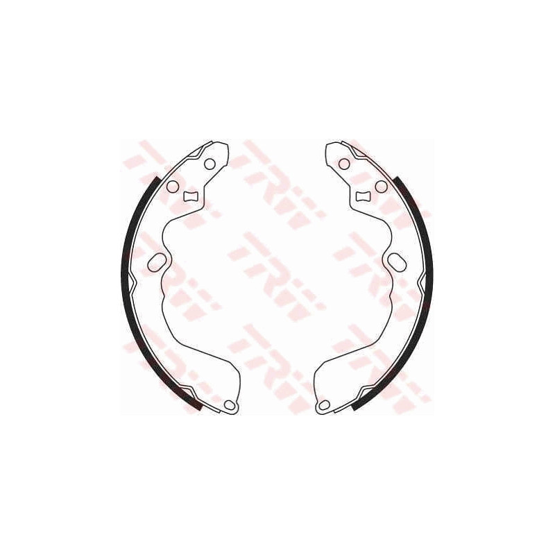 TRW GS8694 Brake Shoe Set Rear for