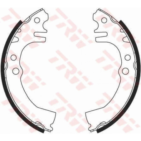 TRW GS8699 Kit ganasce freno per