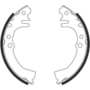 TRW GS8699 Brake Shoe Set Rear for