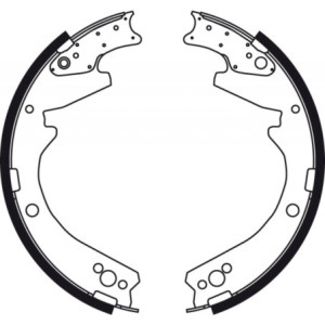 TRW GS8703 Kit ganasce freno per