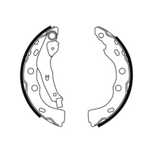 TRW GS8727 Brake Shoe Set Rear for
