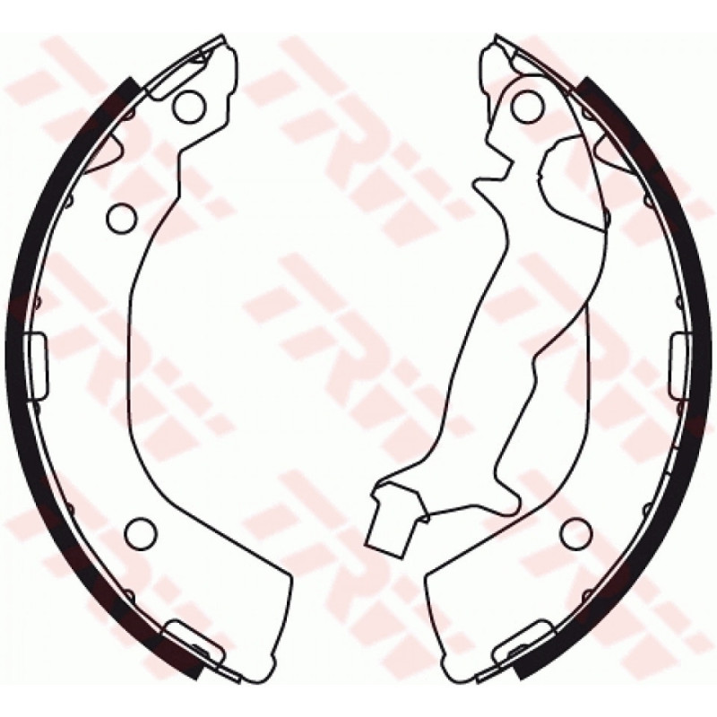 TRW GS8737 Kit ganasce freno per