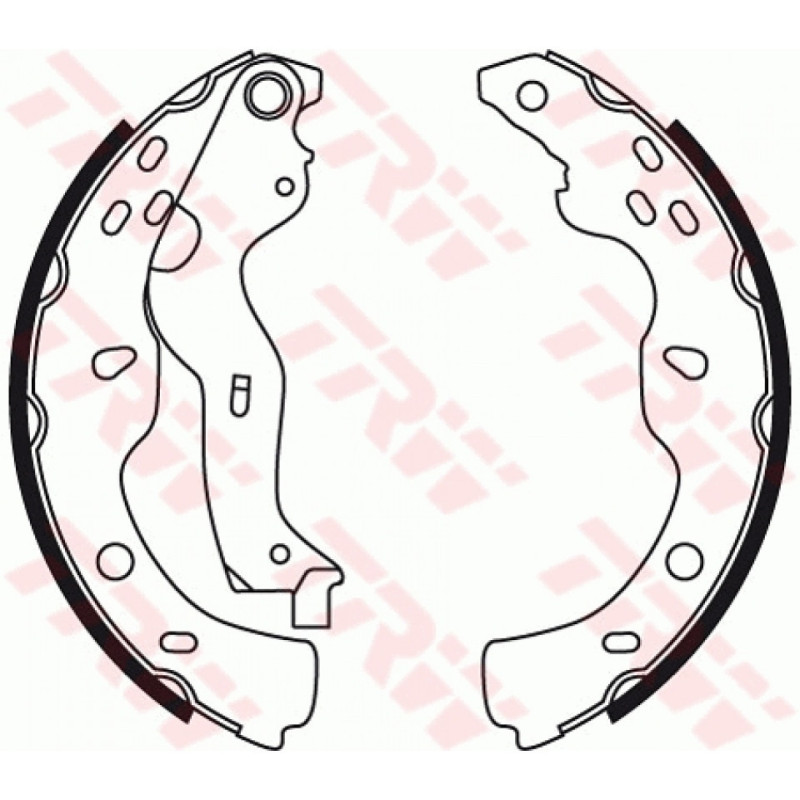 TRW GS8743 Brake Shoe Set Rear for