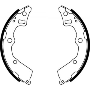TRW GS8754 Jeu de mâchoires de frein pour