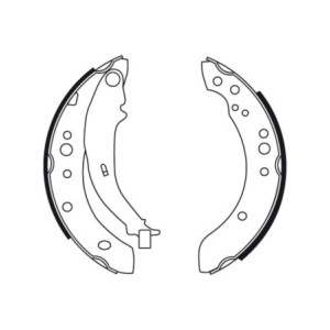 TRW GS8769 Brake Shoe Set Rear for