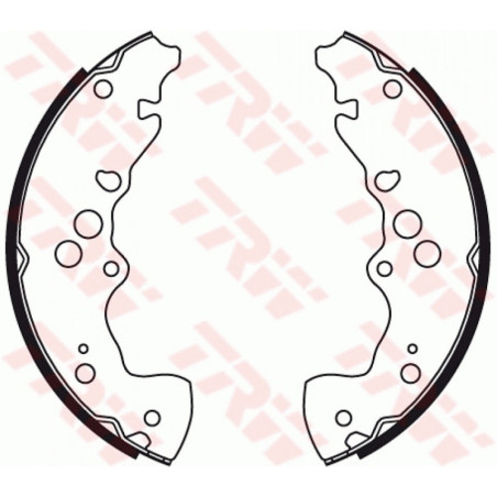 TRW GS8773 Brake Shoe Set Rear for