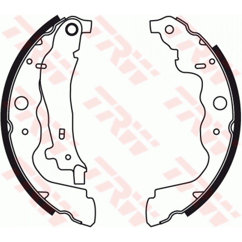 TRW GS8780 Brake Shoe Set Rear for