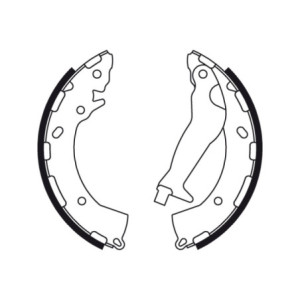 TRW GS8785 Brake Shoe Set Rear for