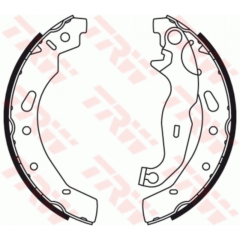 TRW GS8787 Brake Shoe Set Rear for