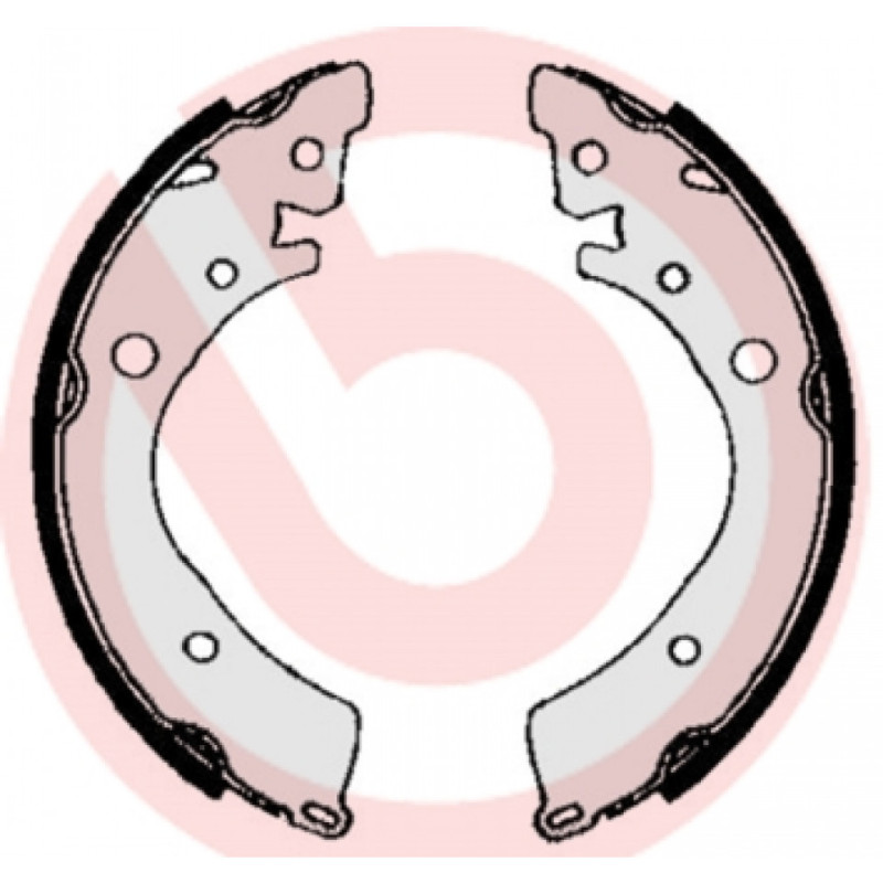 BREMBO S 28 502 Bremsbackensatz Hinten für Honda Civic Accord