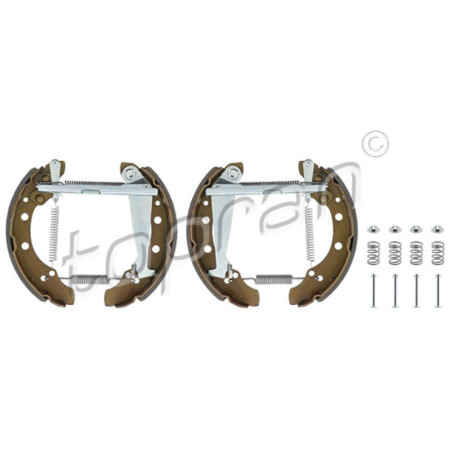 TOPRAN 110 296 Brake Shoe Set Rear for