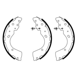 BOSCH 0 986 487 922 Kit ganasce freno per