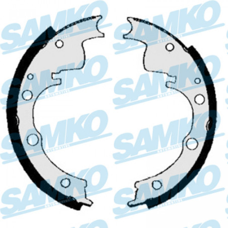 SAMKO 80250B Kit ganasce freno per