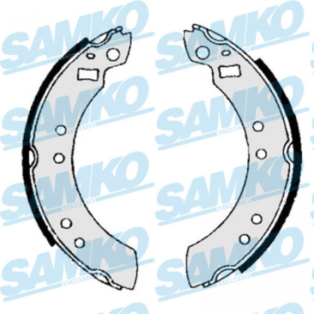 SAMKO 80600 Juego de zapatas de frenos para