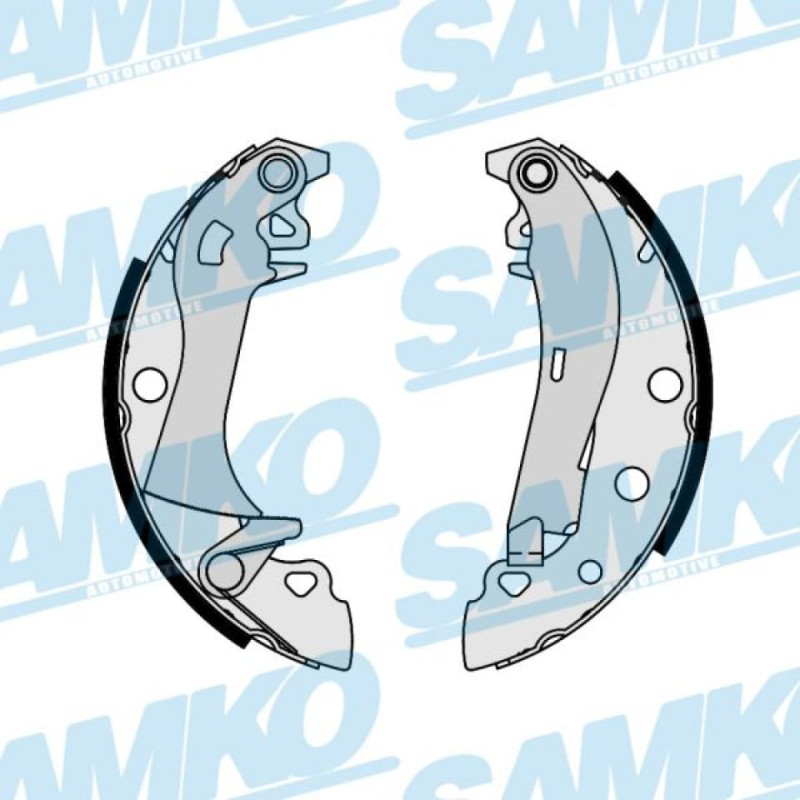 SAMKO 80720 Kit ganasce freno per