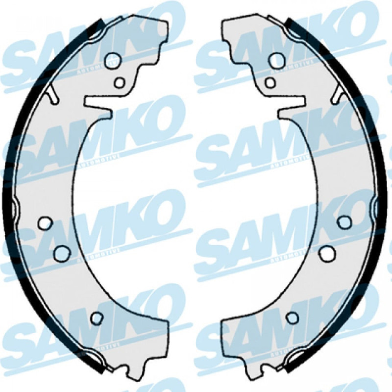 SAMKO 80730 Juego de zapatas de frenos para