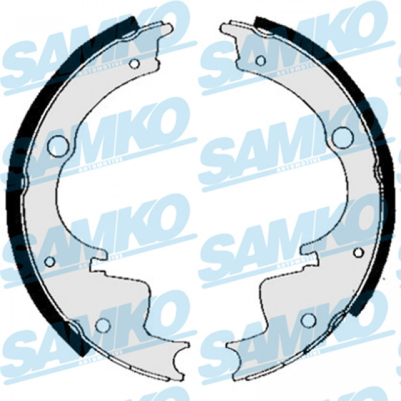 SAMKO 80880 Juego de zapatas de frenos para