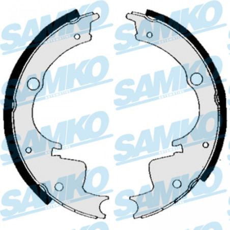 SAMKO 80880 Juego de zapatas de frenos para
