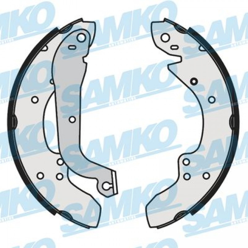 SAMKO 80930 Kit ganasce freno per