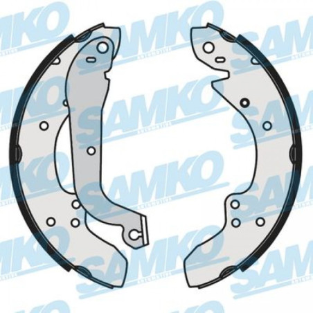 SAMKO 80930 Brake Shoe Set Rear for