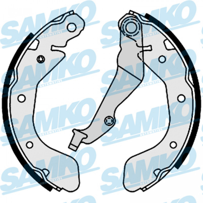 SAMKO 81001 Brake Shoe Set for