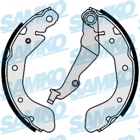 SAMKO 81001 Brake Shoe Set for