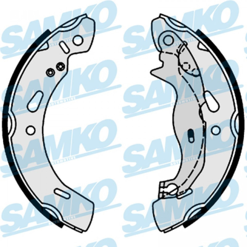 SAMKO 81004 Bremsbackensatz für