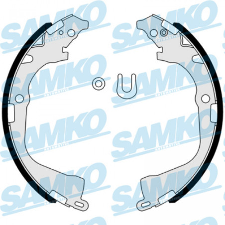 SAMKO 81011 Zestaw szczęk hamulcowych dla