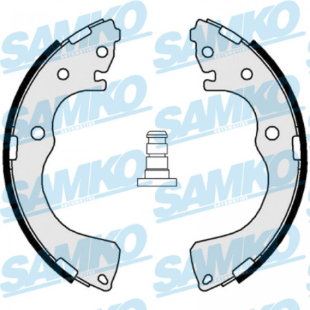 SAMKO 81024 Kit ganasce freno per