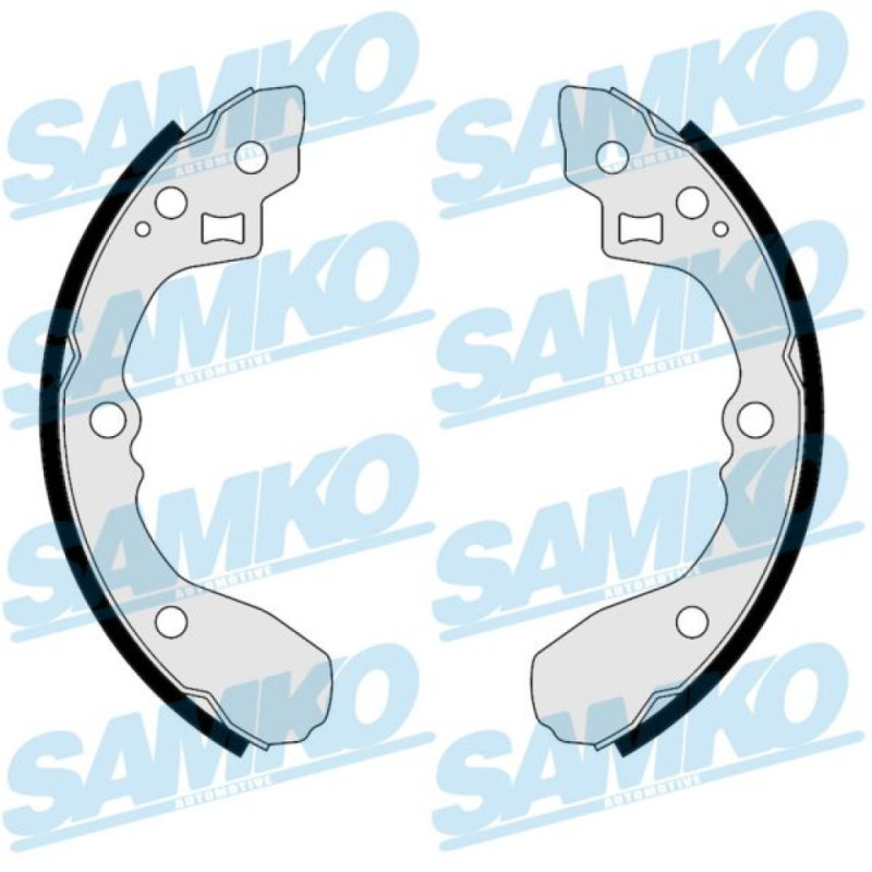 SAMKO 81054 Juego de zapatas de frenos para