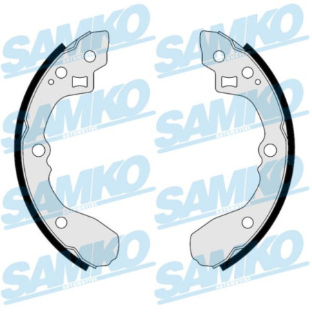 SAMKO 81054 Jeu de mâchoires de frein pour