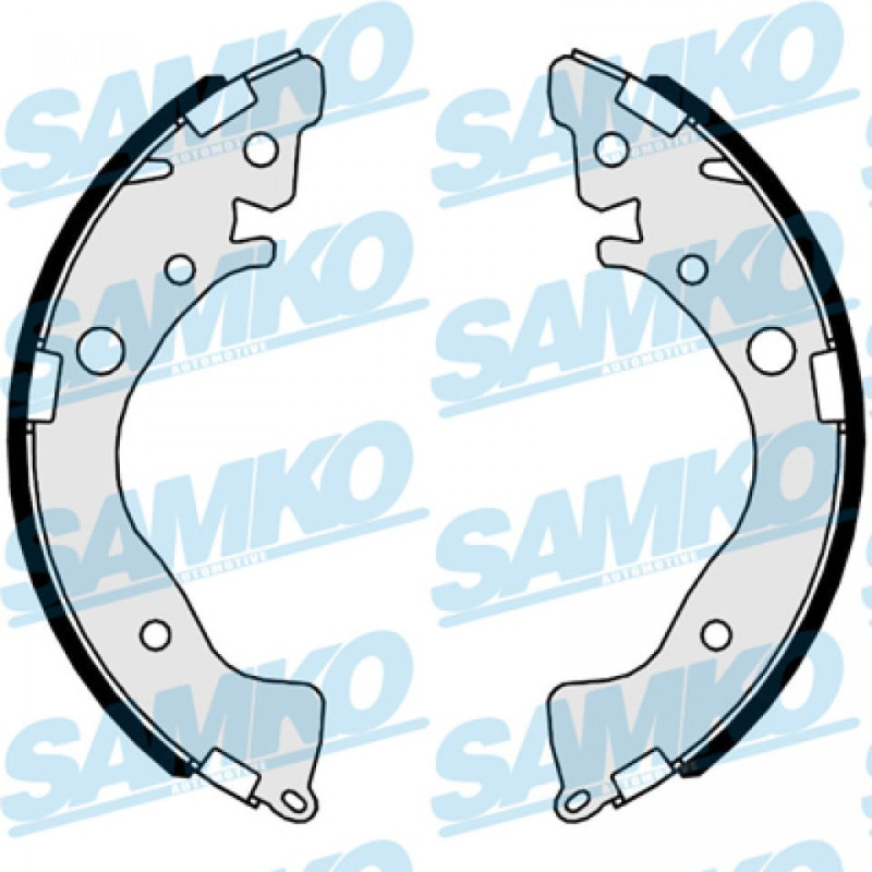 SAMKO 81079 Brake Shoe Set Rear for
