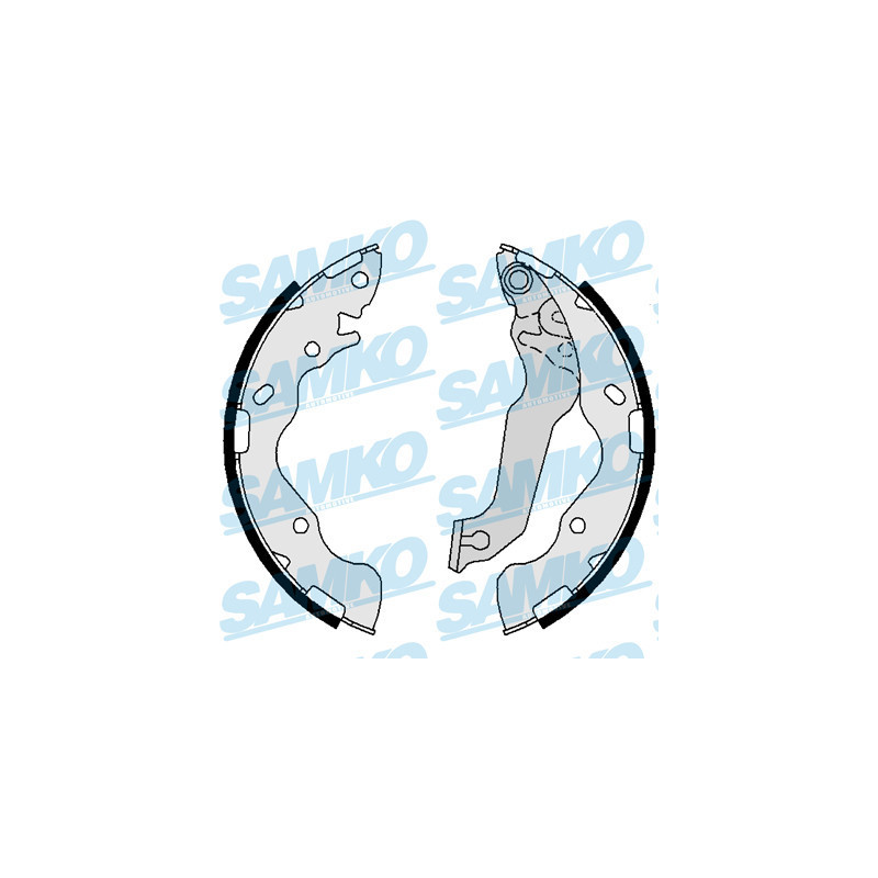 SAMKO 81082 Jeu de mâchoires de frein pour
