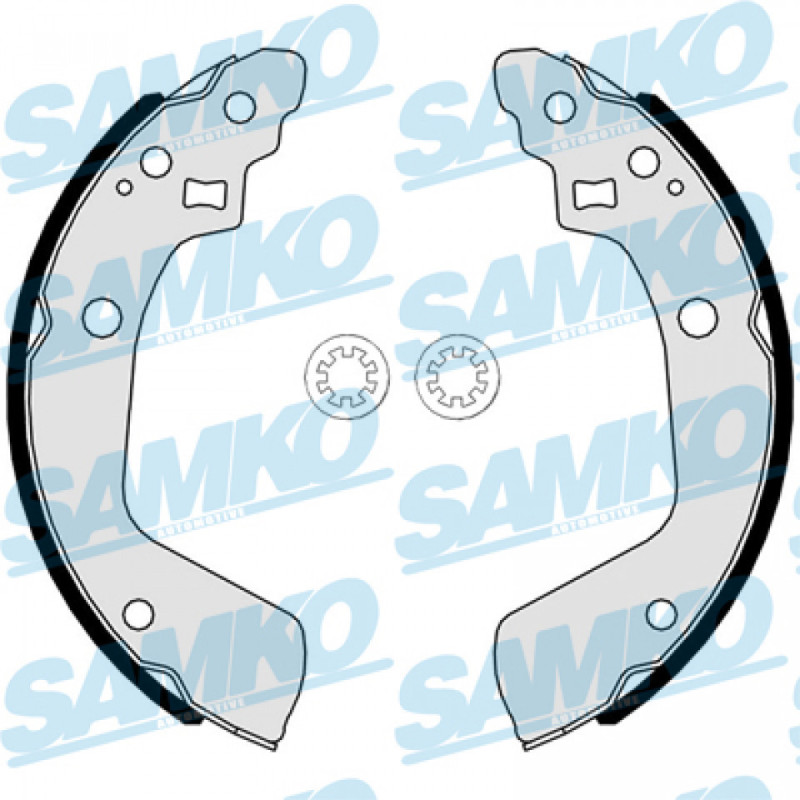 SAMKO 81121 Brake Shoe Set for