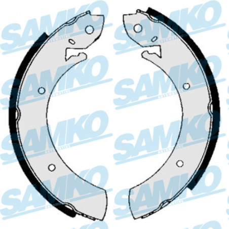 SAMKO 81150 Juego de zapatas de frenos para