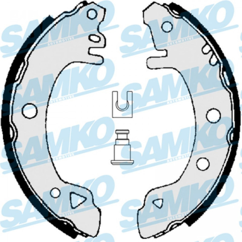 SAMKO 81380 Brake Shoe Set Rear for