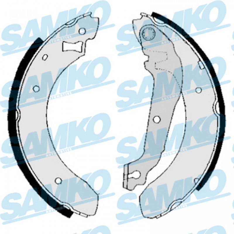 SAMKO 81380B Juego de zapatas de frenos para
