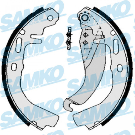 SAMKO 82500 Brake Shoe Set Rear for