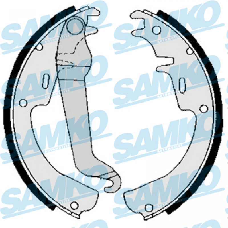SAMKO 82540 Brake Shoe Set for