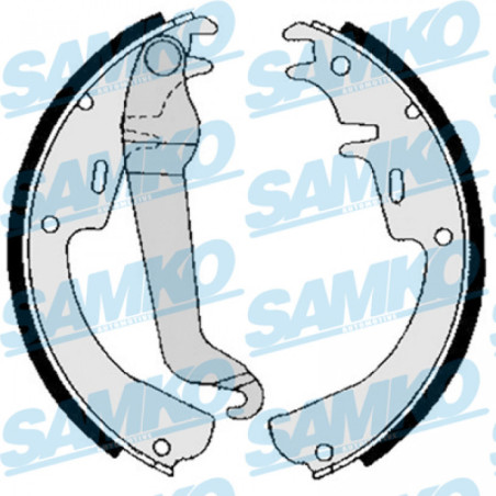 SAMKO 82540 Bremsbackensatz für
