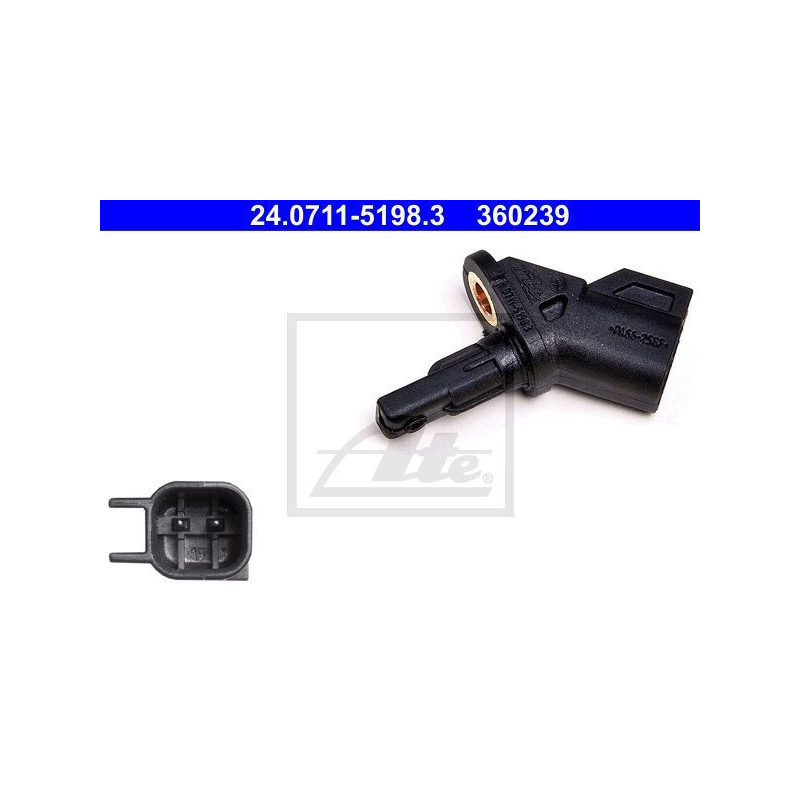 ATE 24.0711-5198.3 ABS Wheel Speed Sensor Front for Focus Mondeo V60 V70 S60 S80 3 V40 XC60 C-Max 5