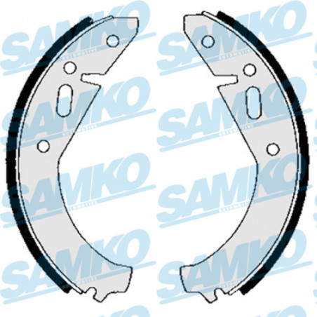 SAMKO 83410 Brake Shoe Set Rear for