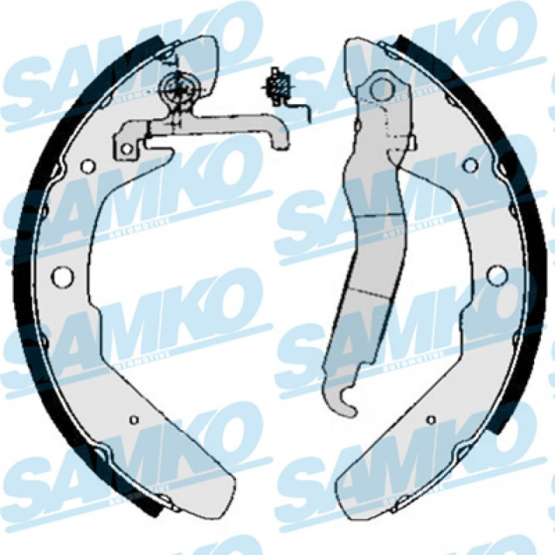 SAMKO 83970 Brake Shoe Set Rear for