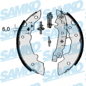 SAMKO 84320 Kit ganasce freno per