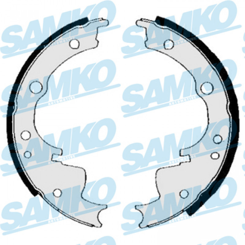 SAMKO 84330 Juego de zapatas de frenos para