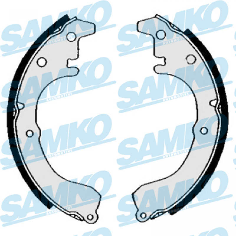 SAMKO 84560 Juego de zapatas de frenos para
