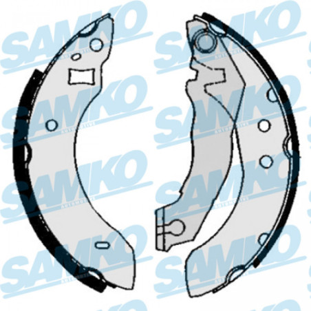 SAMKO 84600 Brake Shoe Set Rear for