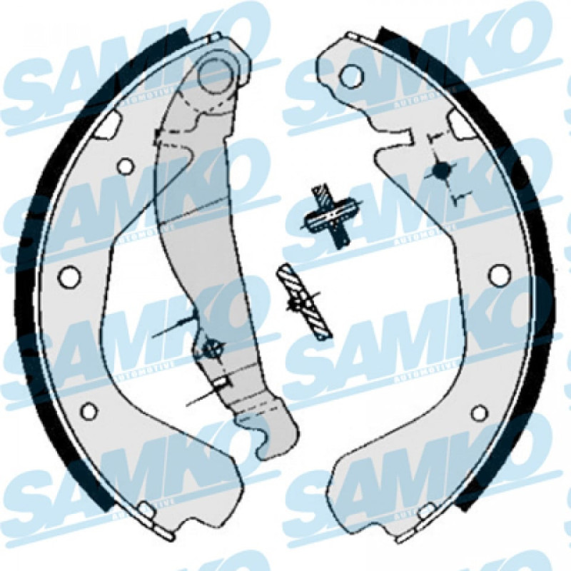 SAMKO 84640 Kit ganasce freno per