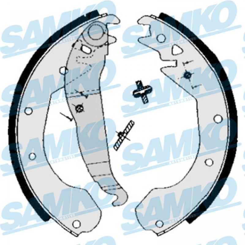 SAMKO 84650 Brake Shoe Set for