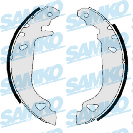 SAMKO 84780 Kit ganasce freno per